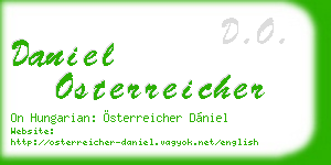 daniel osterreicher business card